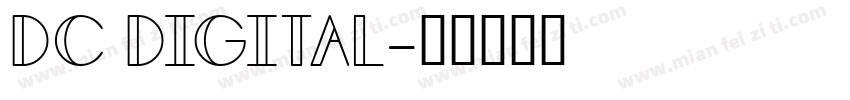 DC DIGITAL字体转换